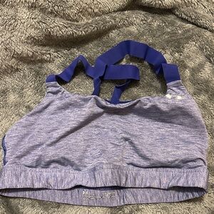 Under Armour Heathered Blue Sports Bra
